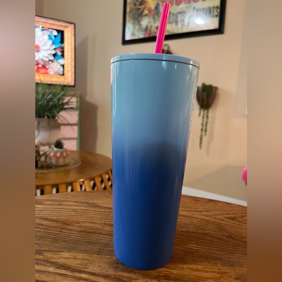 2023 Starbucks Technicolor Paint Stainless Steel Tumbler 24oz Venti - Picture 5 of 7